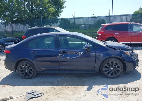 2024 Toyota Corolla Hybrid Se from USA, damaged, VIN JTDBDMHE0RJ004853